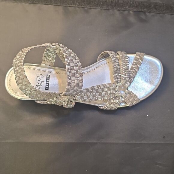 BRAND NEW IMPORT STRETCH REMEDY OPEN TOE MULTI-STRAP ESPADRILLE SANDAL - Picture 13 of 14